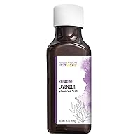 Aura Cacia Relaxing Lavender Shower Salts | 16 oz.