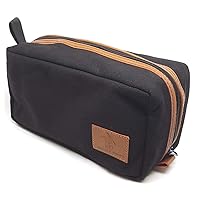 Badass Canvas Travel Bag - Waxed Canvas and Leather with Custom Padded Pockets