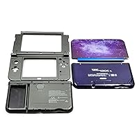 Custom for New3DSXL Extra Shell Housing Case Starry Sky Set Replacement, for New 3DS New3DS New3DS XL LL 3DSXL 3DSLL Handheld Console, Galaxy Purple Outer Enclosure Faceplate Cover Plates 5 PCS