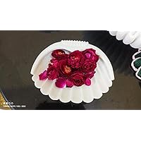 Marble Shell urli Platter/Snacks Platter/Sweet Platter/Home Decor/Flower Decor, 181123o