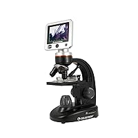Celestron – LCD Digital Microscope II – Biological Microscope with a Built-in 5MP Digital Camera – Adjustable Mechanical Stage –Carrying Case and 1GB Micro SD Card
