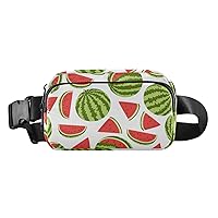 Watermelons Belt Bag for Women Men Water Proof Waist Bags with Adjustable Shoulder Tear Resistant Fashion Waist Packs for Cycling