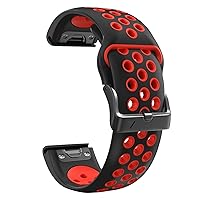 26 22mm Silicone Band for Garmin Fenix 6 6X Pro 5X 5 Plus/Forerunner 935 GPS D2 Delta PX MK2 Quick Release Easy fit Watch Strap (Color : B, Size : Forerunner 935 945)