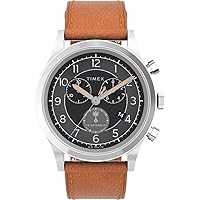 Timex Men's Waterbury Chronograph Tan Strap Watch TW2V73900