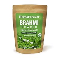 Brahmi Powder – Bacopa Monnieri – Supports Focus I Concentration I Alertness – Non GMO, Organic, Vegan – 230 GMS