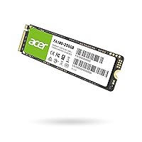 Acer FA100 256GB M.2 SSD 2280 NVMe Gen3 x4 Internal Solid State Drive, Up to 8 Gb/s, Storage for PC and Laptops - BL.9BWWA.118