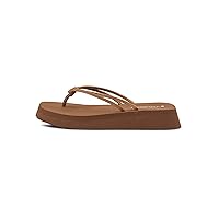 Volcom Women's Forever Up Platform Sandal Flip Flop