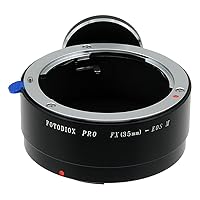 Fotodiox Lens Mount Adapter - Fuji Fujica X-Mount 35mm (FX35) SLR Lens to Canon EOS M (EF-m Mount) Camera Bodies; fits EOS M, M2 Digital Mirrorless Camera