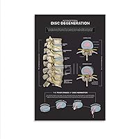 XIAOHUANG Spinal Degeneration Clinic, Hospital Wall Decoration Poster (8) Canvas Poster Bedroom Decor Office Room Decor Gift Unframe-style 16x24inch(40x60cm)
