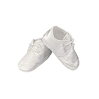 Baby Boy Satin Bootie Perfect for a Christening Baptism or Any Special Occasion