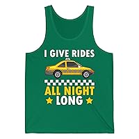 Funny Taxi Driver Driving Cab Taxicab Cabdriver Chauffeur Cabbie Tank Top for Men Women