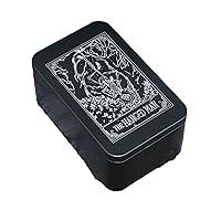Rectangle Key Organizers Box Playings Card Storage Box Metal Money Coin Carry Box Candy Case Business Tarots Storage Can Trading Card Organizers