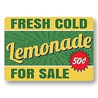 Cold Fresh Lemonade For Sale Sign - 10