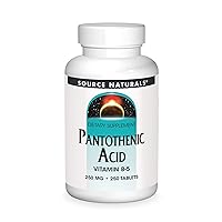 Source Naturals Pantothenic Acid 250 mg Vitamin B-5 Dietary Supplement - 250 Tablets