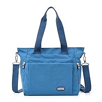 Oichy Tote Bag for Women Waterproof Large Shoulder Bag Casual Handbags Work Tote Purses with Zipper