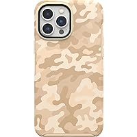 OtterBox iPhone 13 Pro Max And iPhone 12 Pro Max Symmetry Series+ Case - SANDSTORM CAMO, Ultra-Sleek, Snaps To MagSafe, Raised Edges Protect Camera & Screen