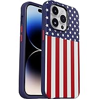 OtterBox Symmetry Series+ Case with Magsafe for iPhone 14 Pro (Only) - Non-Retail Packaging - American Flag