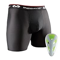 Mcdavid Boxer Short w/Protective Flex Cup, Youth, Teen & Adult Sizes