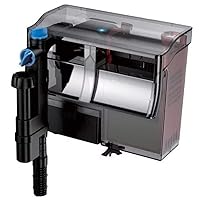 CBG-800 5W UV Sterilizer Hang-On Back Filter, 20-50 gallon/211 GPH, Black