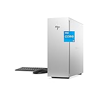 HP Envy Desktop PC, NVIDIA GeForce RTX 3060, 12th Gen Intel Core i5-12400, 16 GB SDRAM, 512 GB SSD, Windows 11 Home, Wi-Fi 6 & Bluetooth, 10 USB Ports, Pre-Built PC Tower(Renewed) Envy