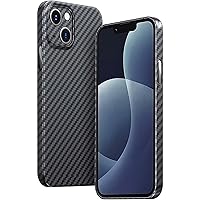 Case for iPhone 13/13 Pro/13 Pro Max/13 Mini, Aramid Fiber Slim Back Phone Cover Non Slip Strongest Durable Rugged Shockproof Case (Color : 13 6.1
