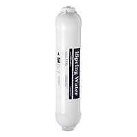 iSpring FT15 5th Stage Inline Post Carbon Water Filter, Replacement Cartridge with 1/4