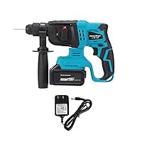 Brushless Cordless Rotary Hammer Drill with 4.0Ah Battery and Charger Set,SDS Plus Rotary Hammer Drill Variable Speed,Adjustable Handle