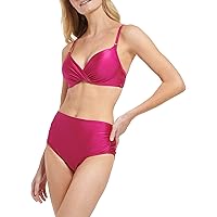 Calvin Klein Women's Standard Underwire Twist Front Bikini Top