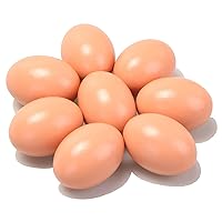 Wooden Fake Eggs for Chicken - Incubator for Chicken Eggs Chicken Accessories