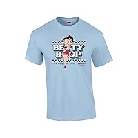 Betty Boop The Original Sass Symbol Distressed Unisex Short Sleeve T-Shirt Graphic Tee Graphic Tee-Light Blue-6xl
