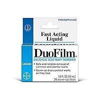 Dr. Scholl's Duofilm Liquid Wart Remover, 0.33oz// Safe & Reliable Removal Of Common & Plantar Warts