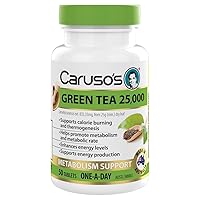 Carusos Natural Health One a Day Green Tea 50 Tablets