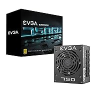 EVGA SuperNOVA 750 GM, 80 PLUS Gold 750W, Fully Modular, ECO Mode with FDB Fan, 10 Year Warranty, Includes Power ON Self Tester, SFX Form Factor, Power Supply 123-GM-0750-X1