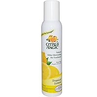 Citrus Magic Natural Odor Eliminating Air Freshener Spray, Tropical Lemon - 3.5 Oz