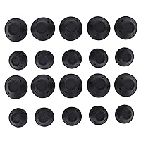 Silicone Curlers 20PCS Black DIY Big Small Flexible Hair Curlers Reusable Hair Roller Kit Mushroom Curler Hairdressing Tool Salon Hair Roller for Women Salon DIY Styling Tools