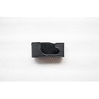 Handmade Genuine Real Leather Half Camera Case Bag Cover for Fujifilm Klasse W Black