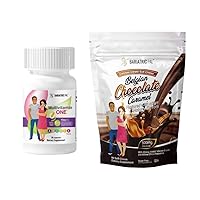 BariatricPal 30-Day Bariatric Vitamin Bundle (Multivitamin ONE 1 per Day! Capsule with 45mg Iron and Calcium Citrate Soft Chews 500mg with Probiotics - Belgian Chocolate Caramel)