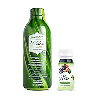 Univera to go Pack Aloe Vera Juice, Organic Aloe Vera, Mango Flavor Xtra Minis, Multimineral fruites Complex, 15 Natural Ingredients,