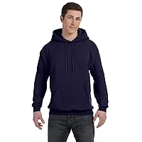 Hanes Men's Fleece Full Cut Athletic Hooded Pullover, Navy, XX-Large