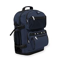 Everest Luggage Oversize Deluxe Backpack, Navy, X-Large