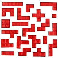 BLOKUS Game Replacement Parts ~ 21 RED PIECES
