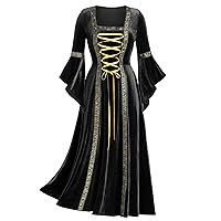 Velvet Dress for Women Elegant Long Sleeve Maxi Dress Flowy V Neck Formal Long Prom Dress Wedding Guest Bodycon Dress