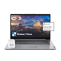 Newest Ideapad 1 Laptop Computer, 14” HD TN Display Light PC, Intel Celeron N4020, 4GB RAM, 64GB Storage, Windows 11, 1-Year Office 365, Long Battery Life, Wi-Fi 6