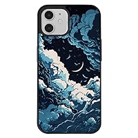 Cloud Print iPhone 12 Case - Creative Phone Case for iPhone 12 - Themed iPhone 12 Case Multicolor