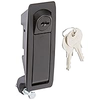 Southco C2-32-25 Series Powder Coated Zinc Alloy Adjustable Lever Hand Operated Compression Latch, 0.20