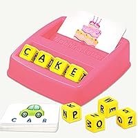 Educational Toys for 3 4 5 Year Old Boys Girls, Matching Letter Game Preschool Learning Activities for Kids Ages 3-8 Years Christmas Birthday Gifts for 3-6 Years Old Learning Toys for Toddlers
