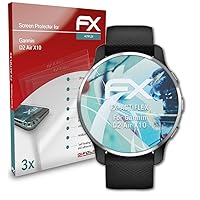 Screen Protector compatible with Garmin D2 Air X10 Protector Film, ultra clear and flexible FX Screen Protection Film (3X)