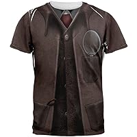 Old Glory Halloween Sherlock Holmes Costume All Over Adult T-Shirt - 2X-Large Multicoloured