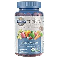 Garden of Life Organics Men's Gummy Vitamins Multi Berry, 120 Count