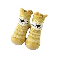 Toddler Boys High Tops Infant Boys Girls Animal Cartoon Socks Shoes Toddler Fleece WarmThe Toddler 8 High Tops